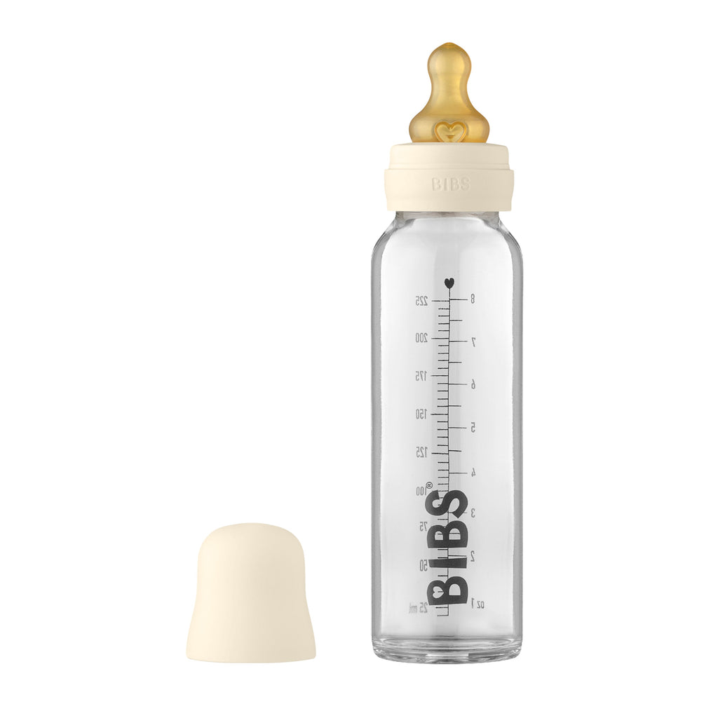 Daily Care Glass Baby Bottle with Natural Rubber Nipple Set - Medium Flow 2+ Months for daily home and personal routines with baby care and kids products