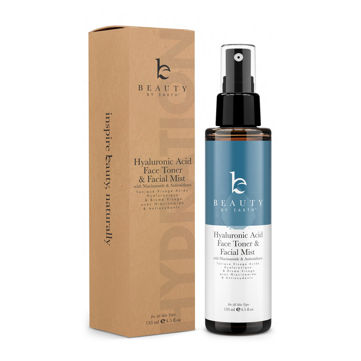 Routine Ready Hyaluronic Acid Toner for daily home and personal routines with facial skin and sun care