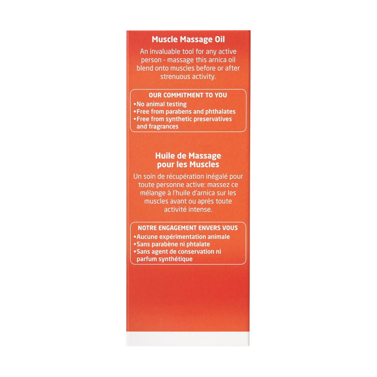 Practical Living Arnica Muscle Massage Oil for daily home and personal routines with pantry foods and beverages