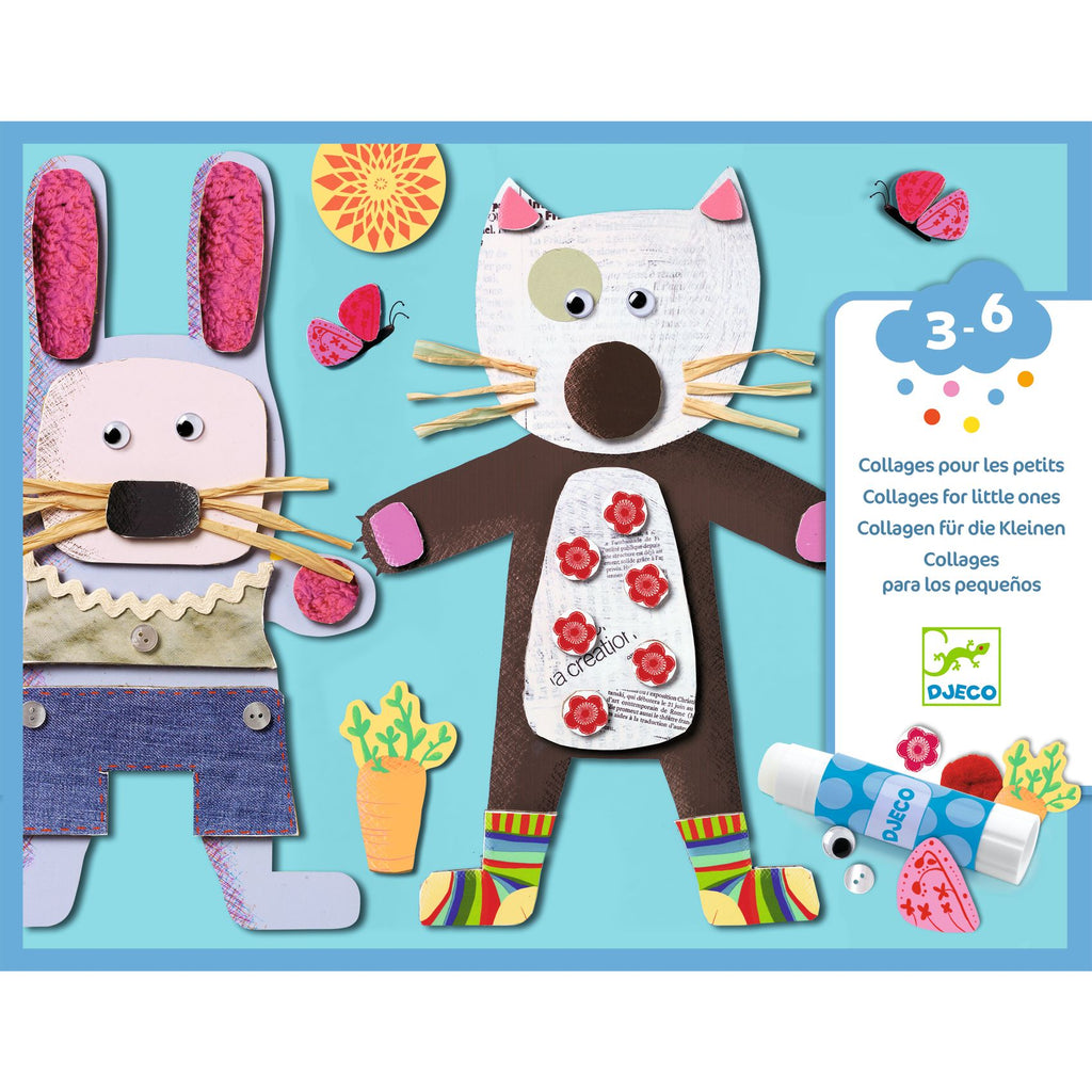 Home Essentials Collages for Little Ones Craft Kit made with FSC Certified Paper for daily home and personal routines with general everyday essentials