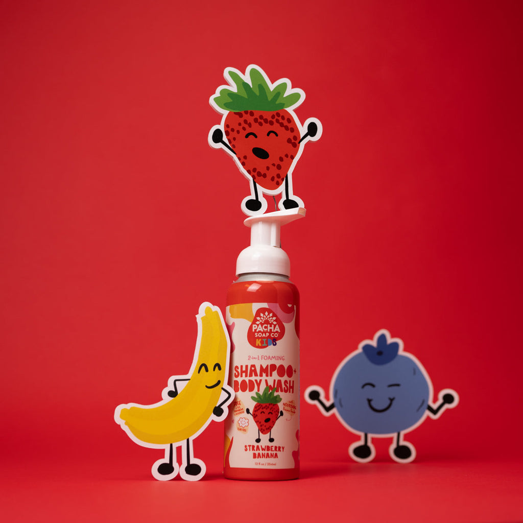 Routine Ready Foaming 2-in-1 Shampoo and Body Wash for daily home and personal routines with hair care