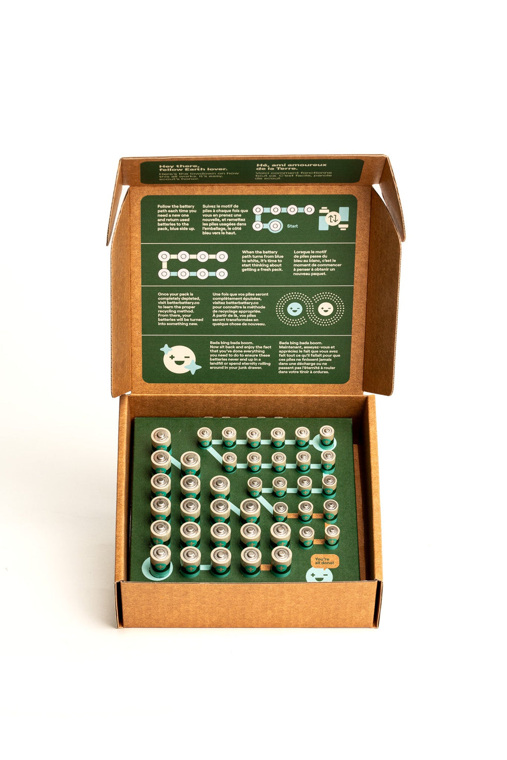 Home Essentials AA and AAA Battery Combo Kit - Zero-waste, Carbon-Neutral for daily home and personal routines with general everyday essentials
