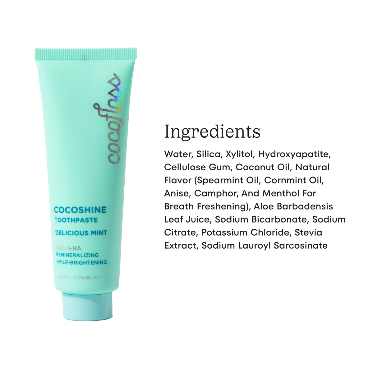 Daily Care Cocoshine Whitening Toothpaste - Fluoride included for daily home and personal routines with oral care