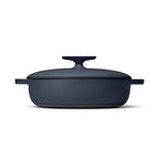 Home Essentials Cast Iron Braiser with Lid, 3.5 qt for daily home and personal routines with cookware food storage and kitchen tools