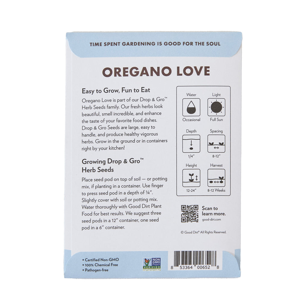 Daily Care Drop and Gro Oregano Seed Pods Herb Garden Grow Kit for daily home and personal routines with garden plant and outdoor supplies