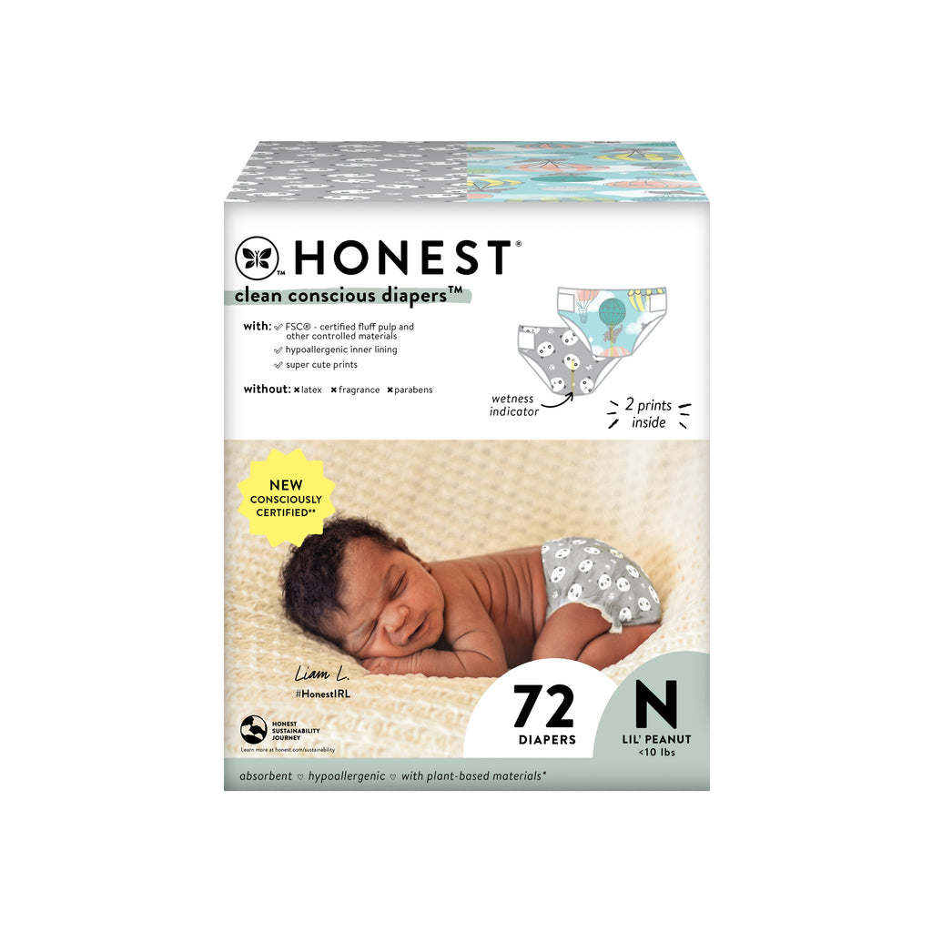 Practical Living Clean Conscious Disposable Diapers Box for daily home and personal routines with baby care and kids products