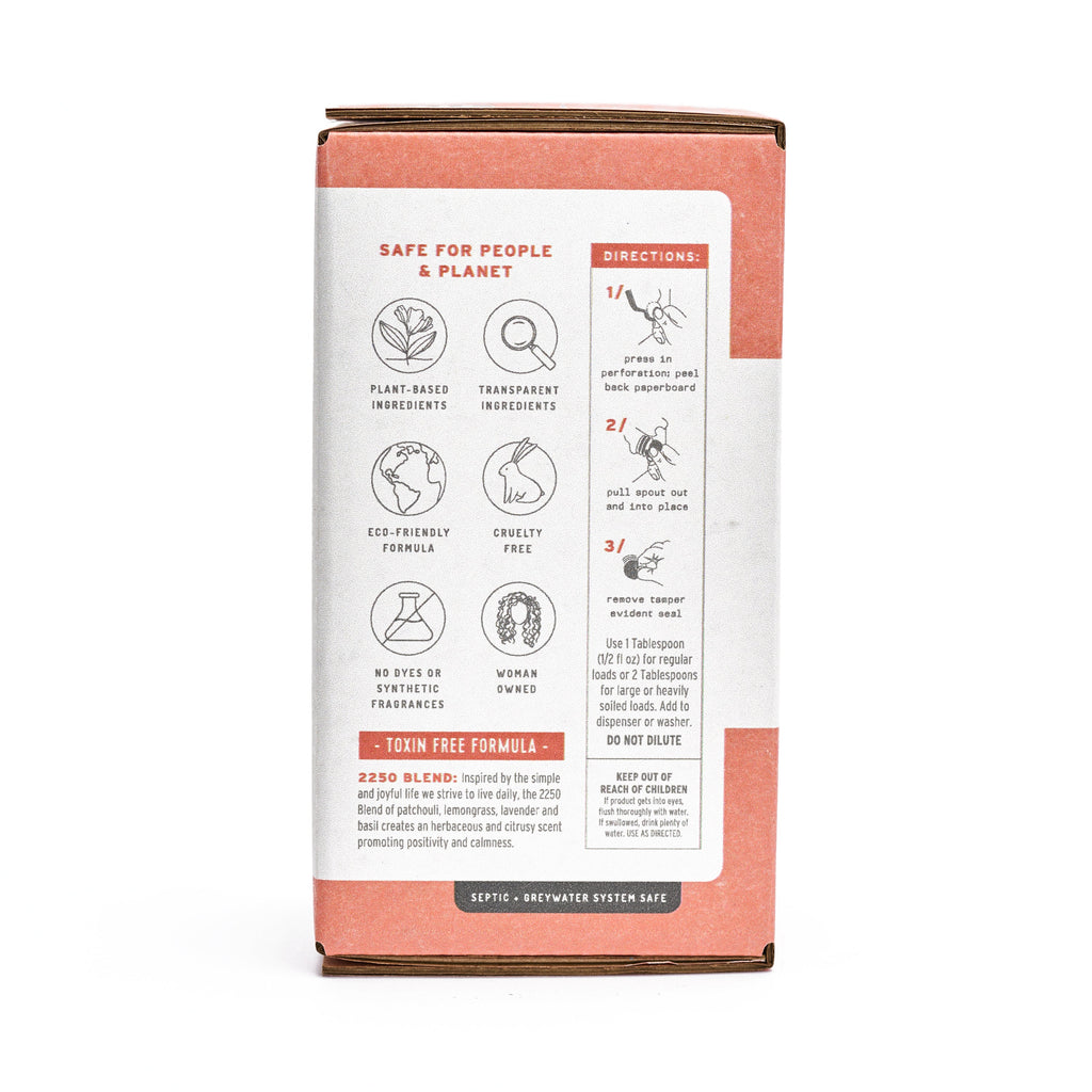 Home Essentials Concentrated Laundry Detergent for daily home and personal routines with cleaning laundry and paper products