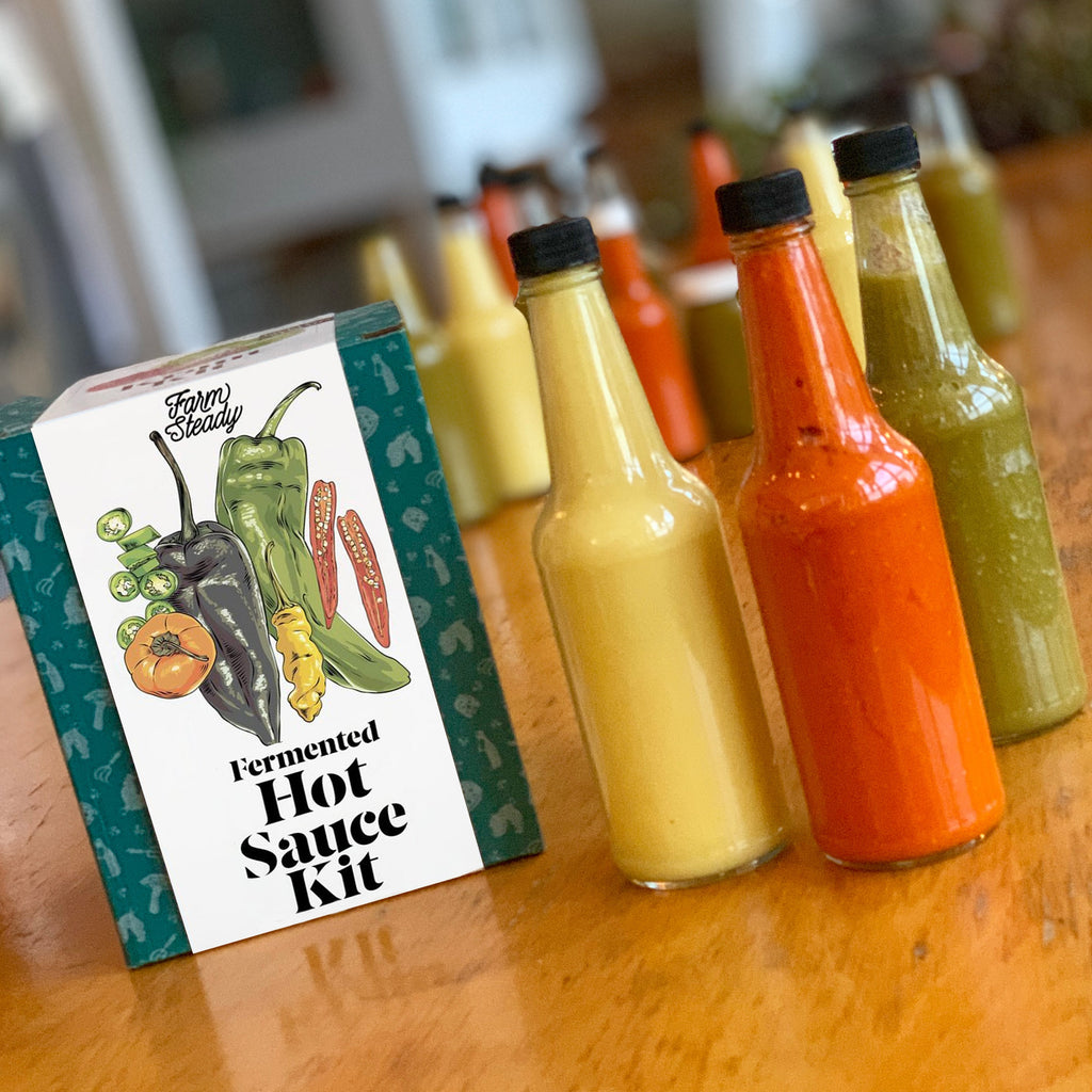 Everyday Home Fermented Hot Sauce Making Kit for daily home and personal routines with pantry foods and beverages