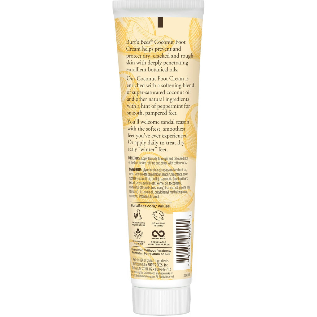 Daily Care Coconut Oil Foot Creme for daily home and personal routines with pantry foods and beverages