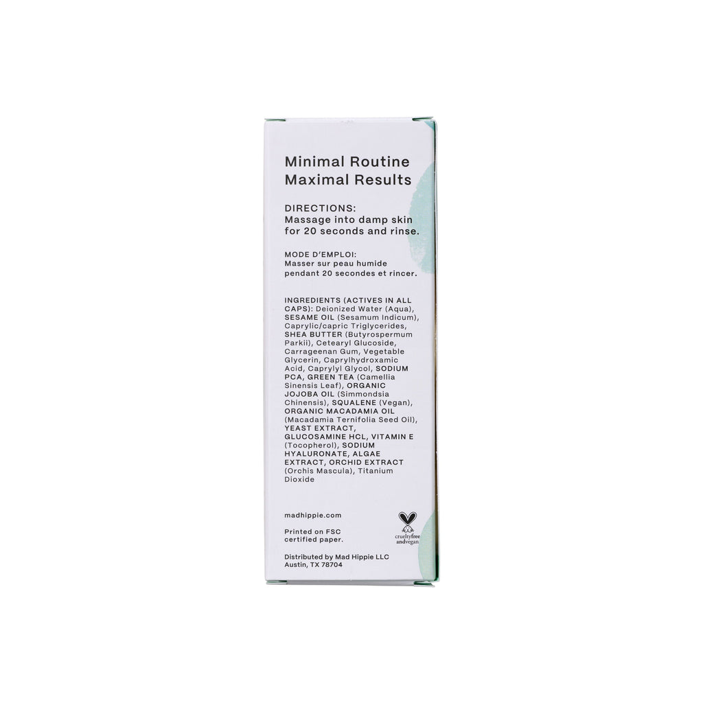Daily Care Cream Cleanser for daily home and personal routines with facial skin and sun care
