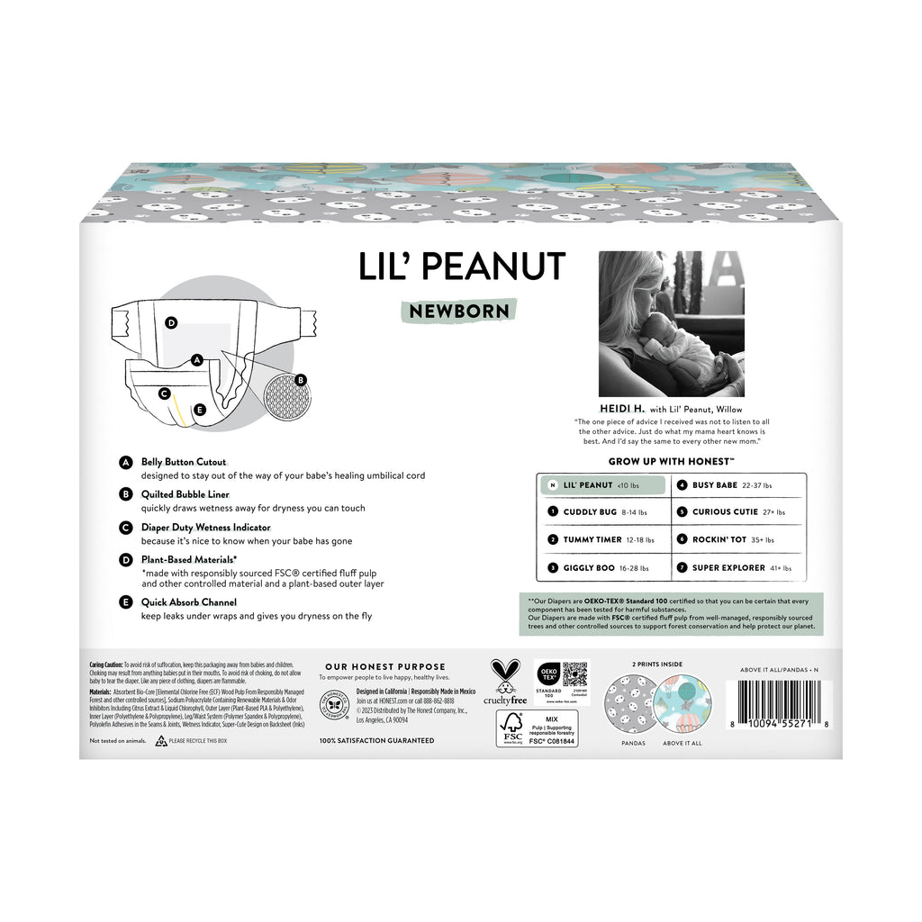 Practical Living Clean Conscious Disposable Diapers Box for daily home and personal routines with baby care and kids products