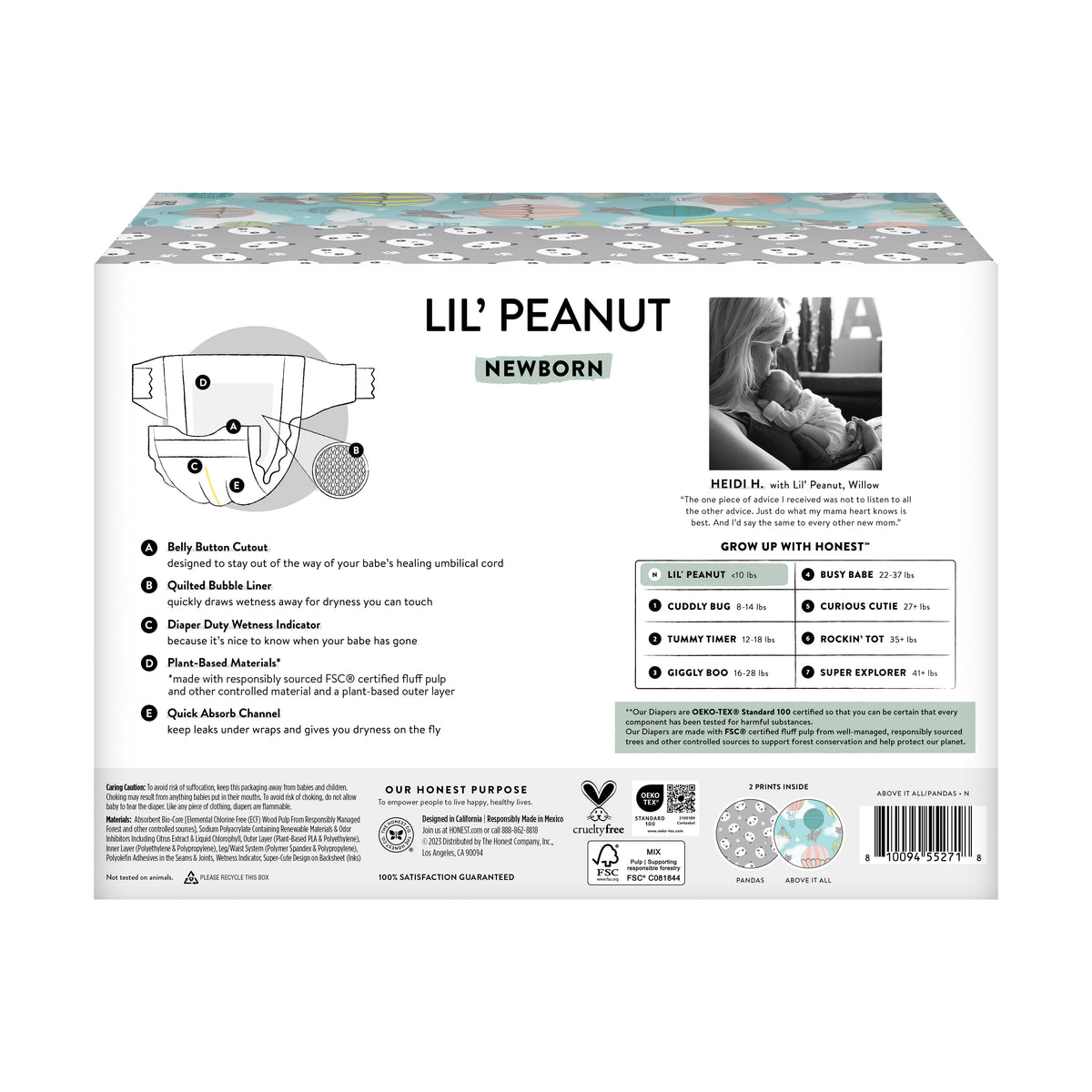 Practical Living Clean Conscious Disposable Diapers Box for daily home and personal routines with baby care and kids products