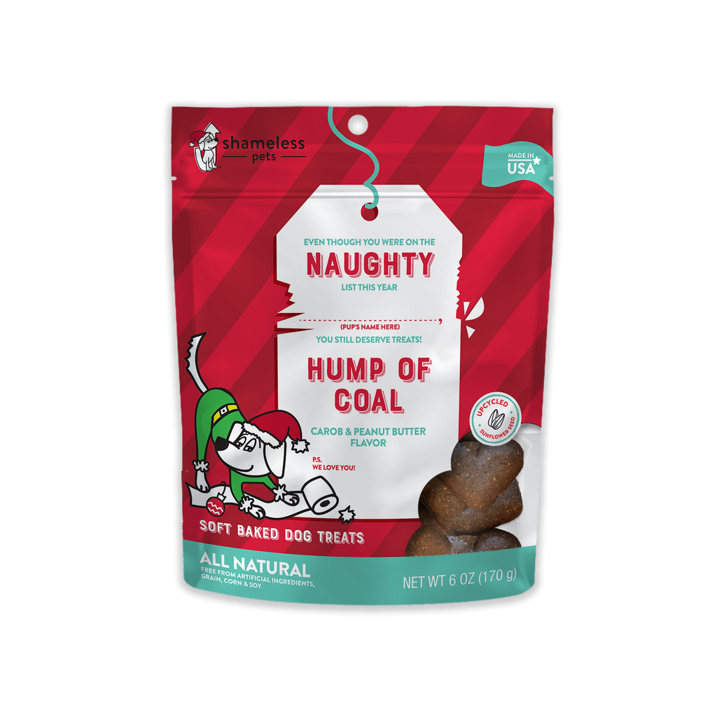 Hump of Coal Soft Baked Biscuit Dog Treats, Naughty List