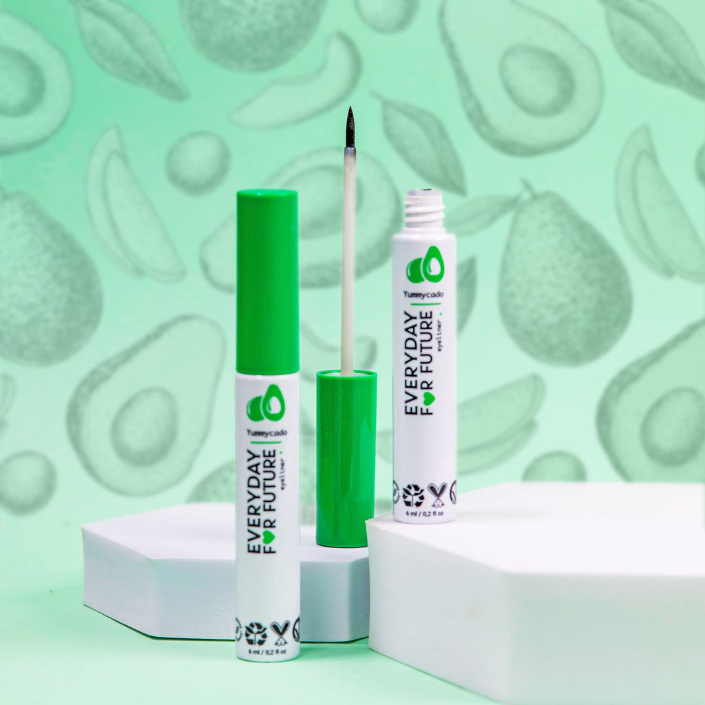 Daily Care Felt Tip Avocado Eyeliner with Castor Oil for daily home and personal routines with pantry foods and beverages