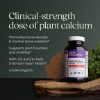 Home Essentials Bone Strength Take Care, Organic Plant Calcium for Strong Healthy Bones for daily home and personal routines with garden plant and outdoor supplies