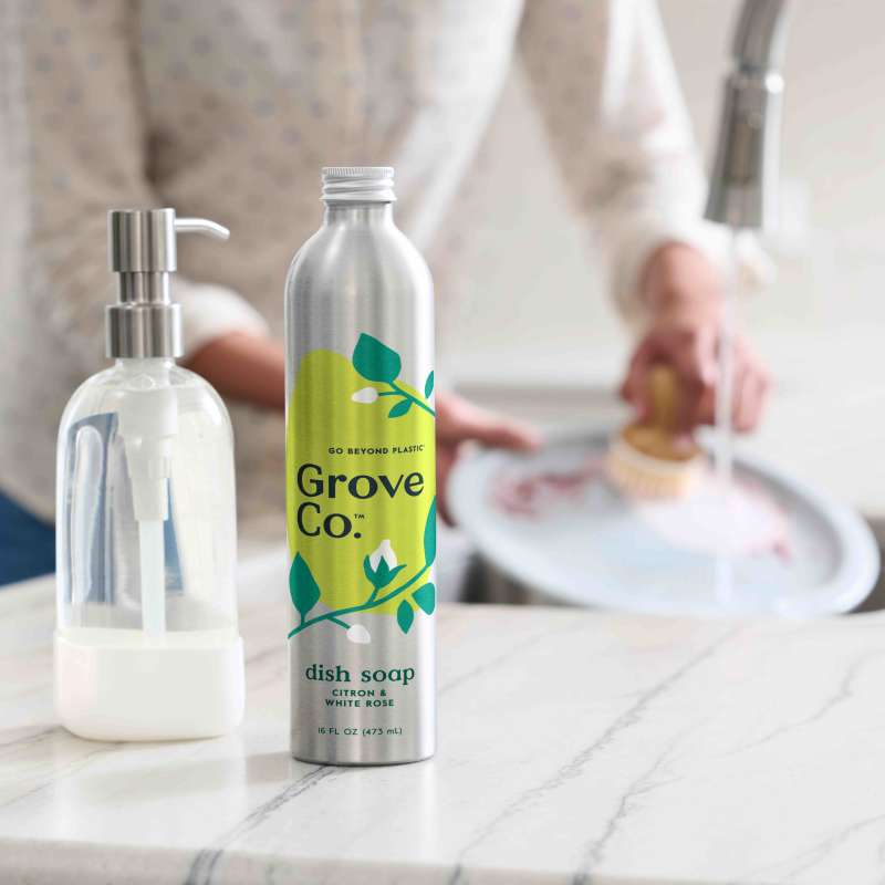 Everyday Home Dish Soap Refill, Gel Tough on Grease and Grime for daily home and personal routines with cleaning laundry and paper products