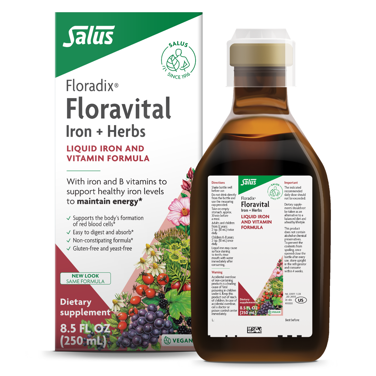 Floravital® Iron & Herbs Yeast-Free