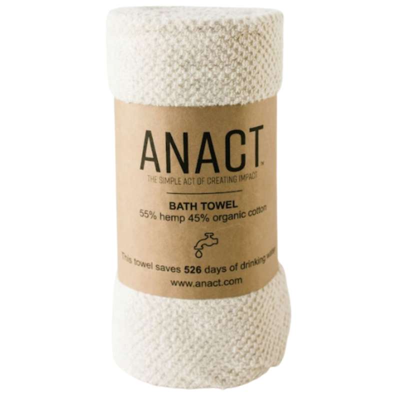 Hemp and Organic Cotton Bath Towel, 28" x 55"