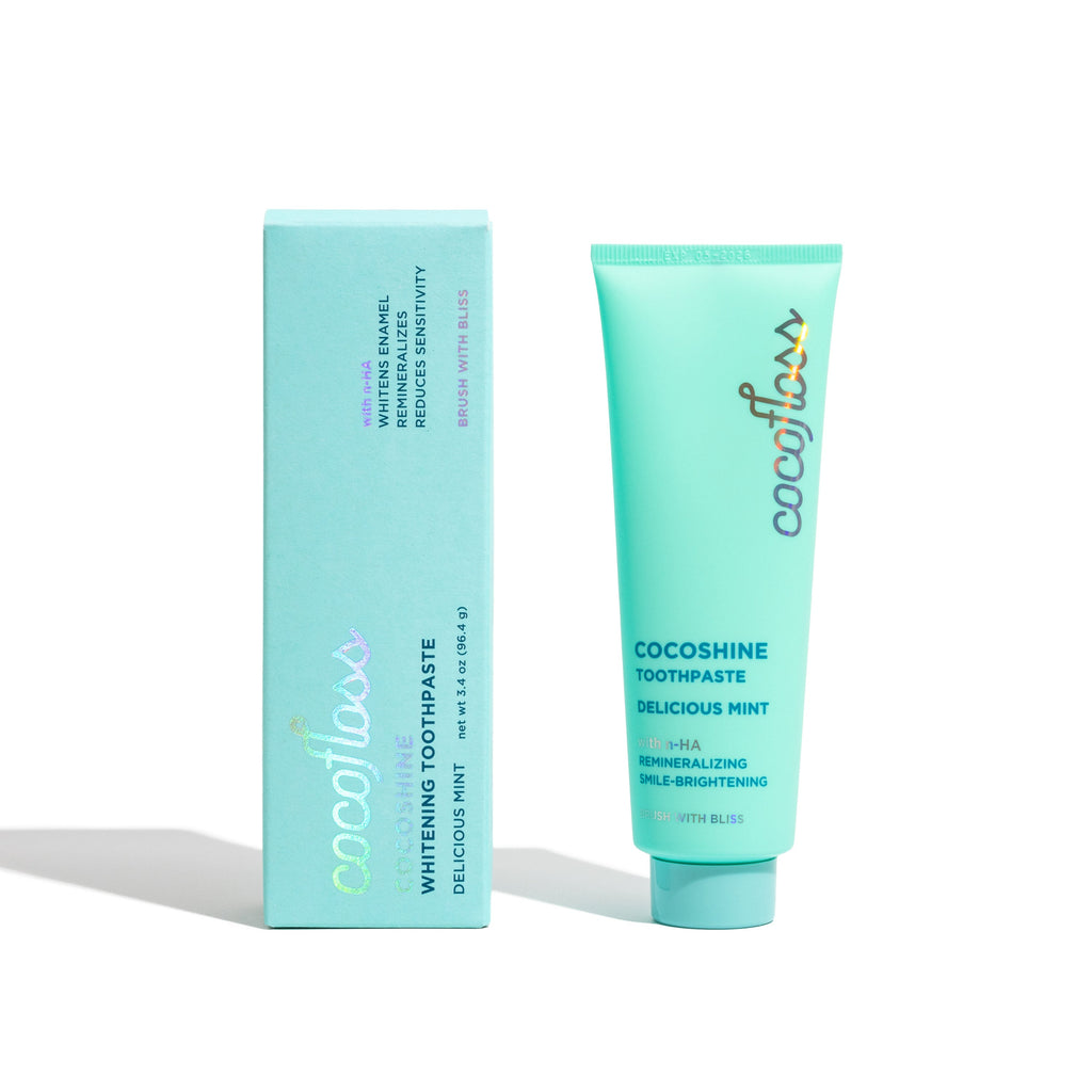 Daily Care Cocoshine Whitening Toothpaste - Fluoride included for daily home and personal routines with oral care
