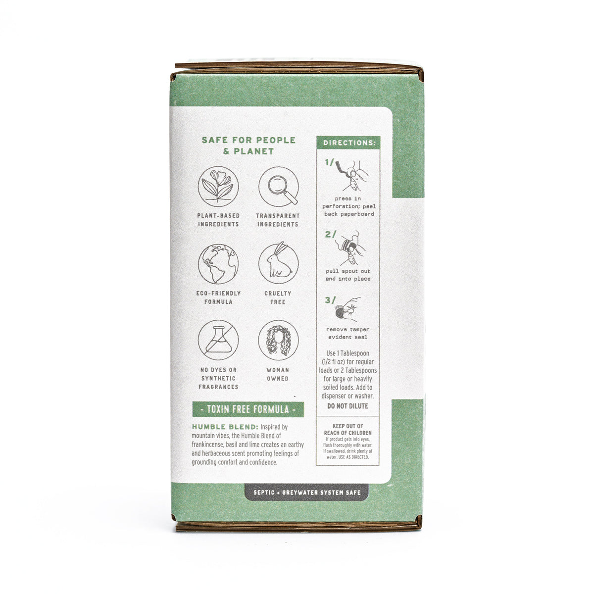 Home Essentials Concentrated Laundry Detergent for daily home and personal routines with cleaning laundry and paper products