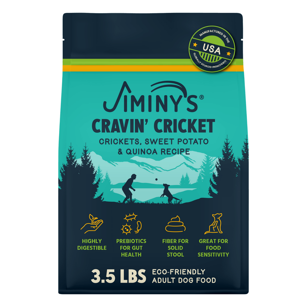 Jiminy's Cravin' Cricket Dry Dog Food, Sensitive Stomach, Improved Gut Health