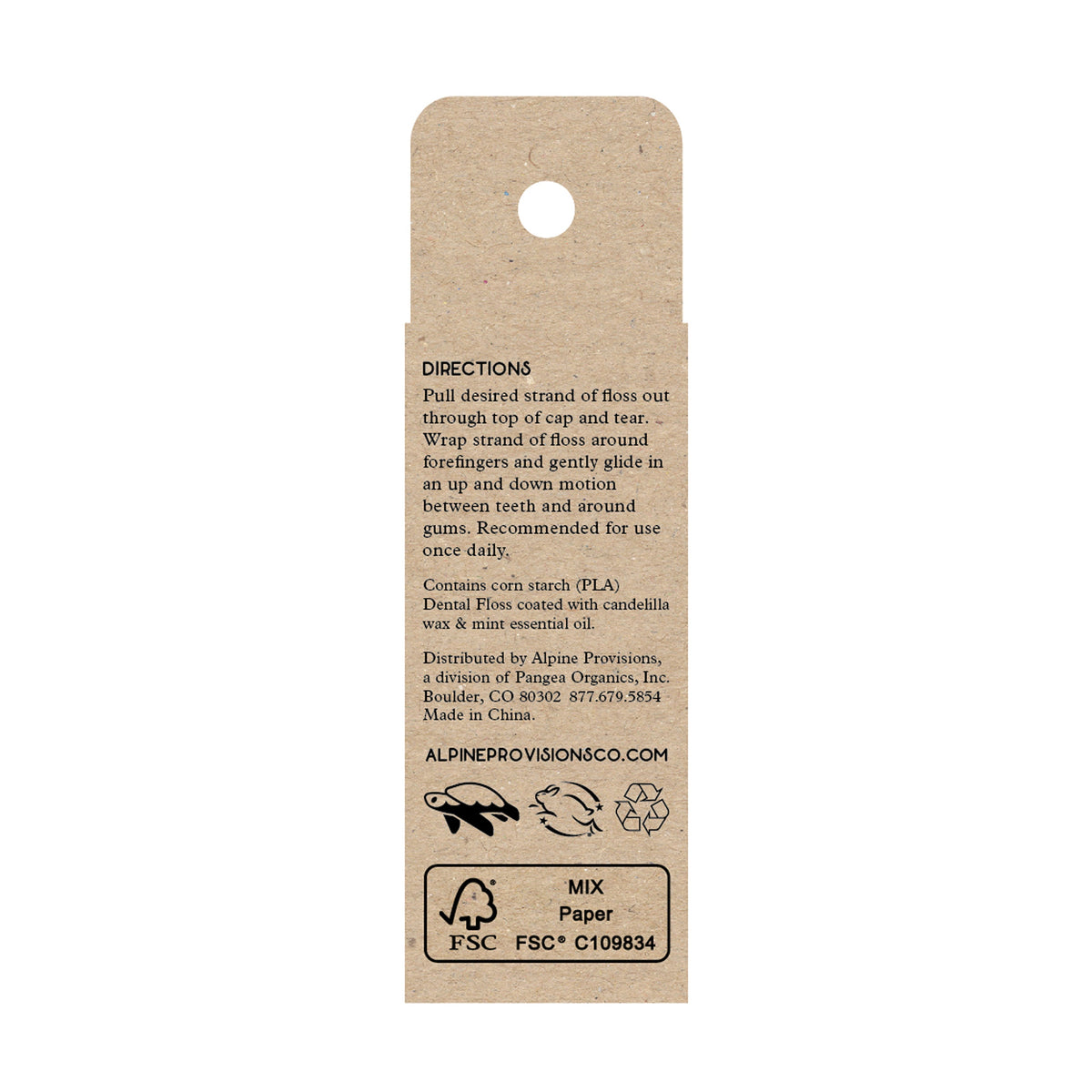 Daily Care Dental Floss for daily home and personal routines with oral care