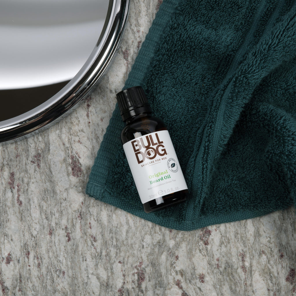Routine Ready Beard Oil for daily home and personal routines with pantry foods and beverages