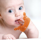 Routine Ready fully Food Grade Silicone Sensory Development Crown Teether for daily home and personal routines with baby care and kids products
