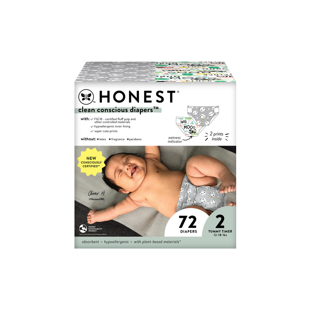 Practical Living Clean Conscious Disposable Diapers Box for daily home and personal routines with baby care and kids products