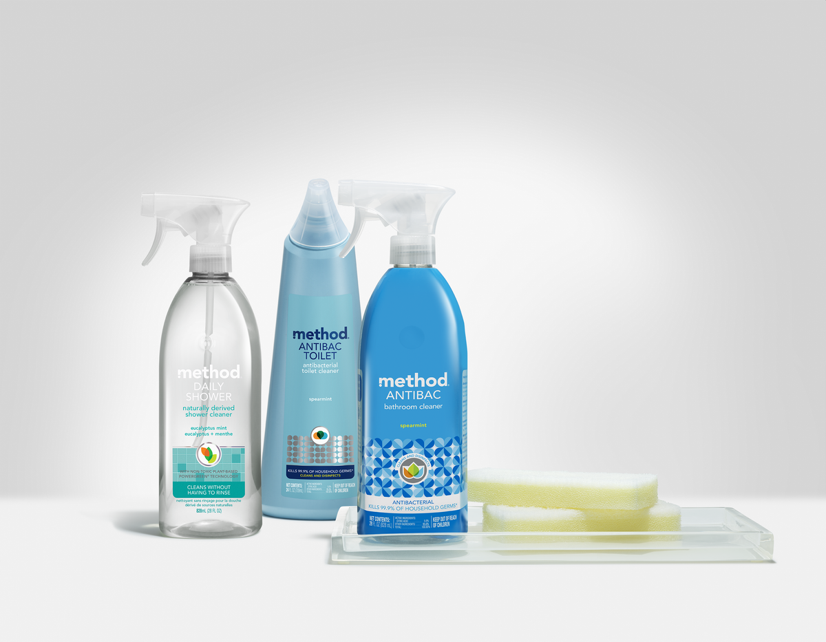 Routine Ready Antibacterial Bathroom Cleaner for daily home and personal routines with cleaning laundry and paper products