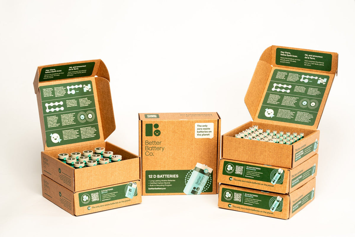 Home Essentials AA and AAA Battery Combo Kit - Zero-waste, Carbon-Neutral for daily home and personal routines with general everyday essentials
