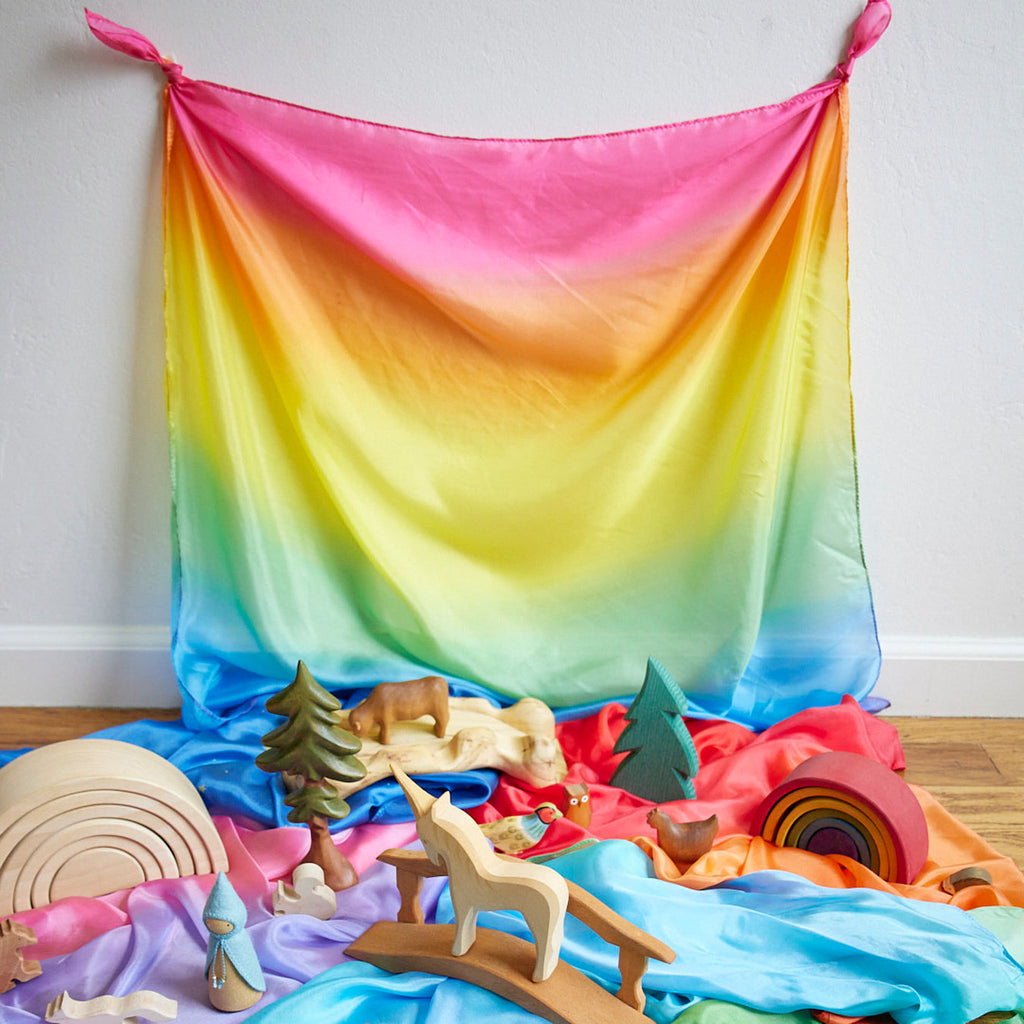 Practical Living Enchanted Playsilk for Open-Ended, Imaginative Play for daily home and personal routines with baby care and kids products