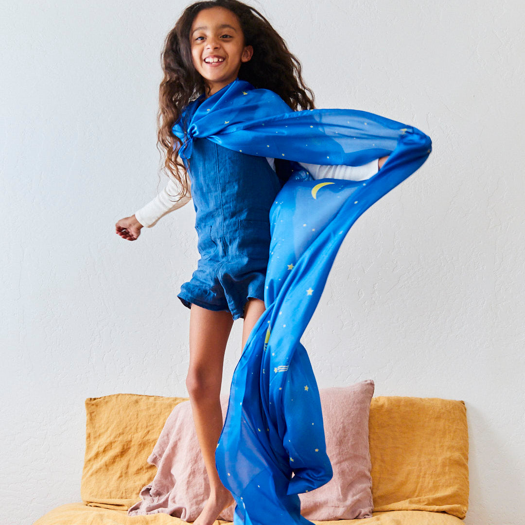 Routine Ready Giant Playsilk for Open-Ended, Imaginative Play for daily home and personal routines with baby care and kids products