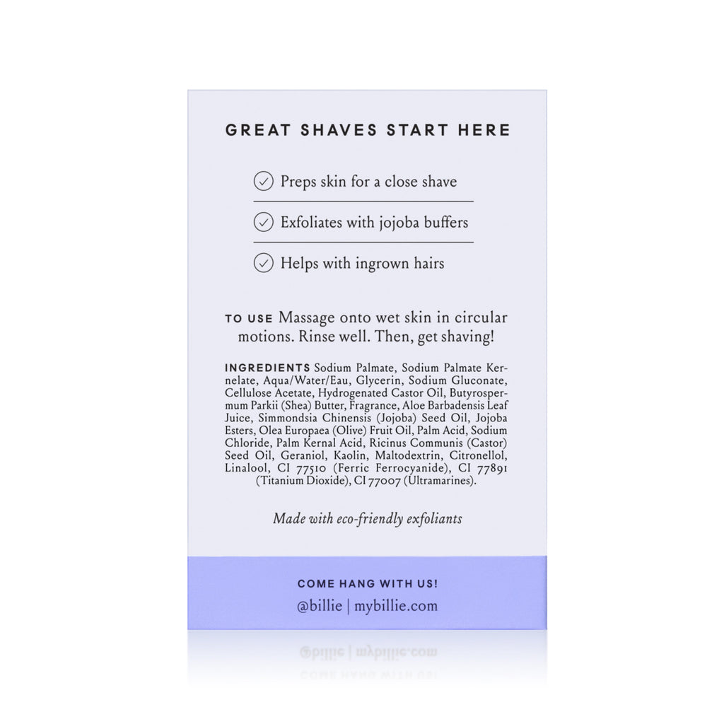 Home Essentials Body Buffer - Pre-shave Exfoliating Bar for daily home and personal routines with cleaning laundry and paper products