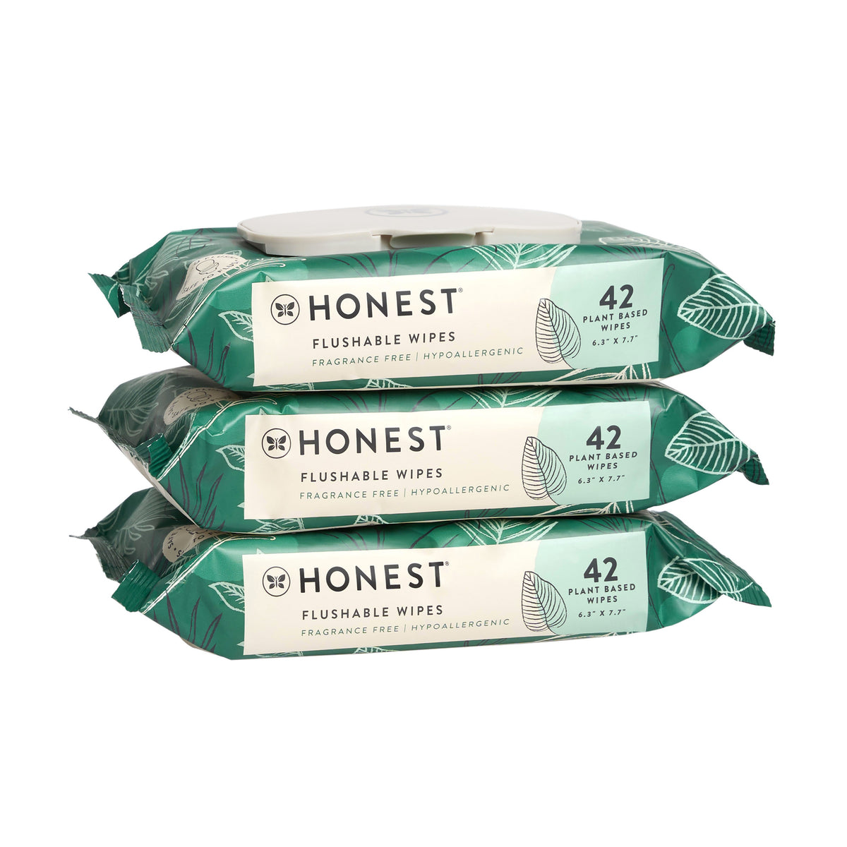 Flushable Wipes, 99% Water