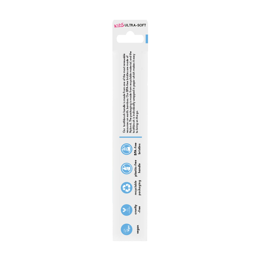 Home Essentials Kids Bamboo Toothbrush - Ultra Soft for daily home and personal routines with oral care