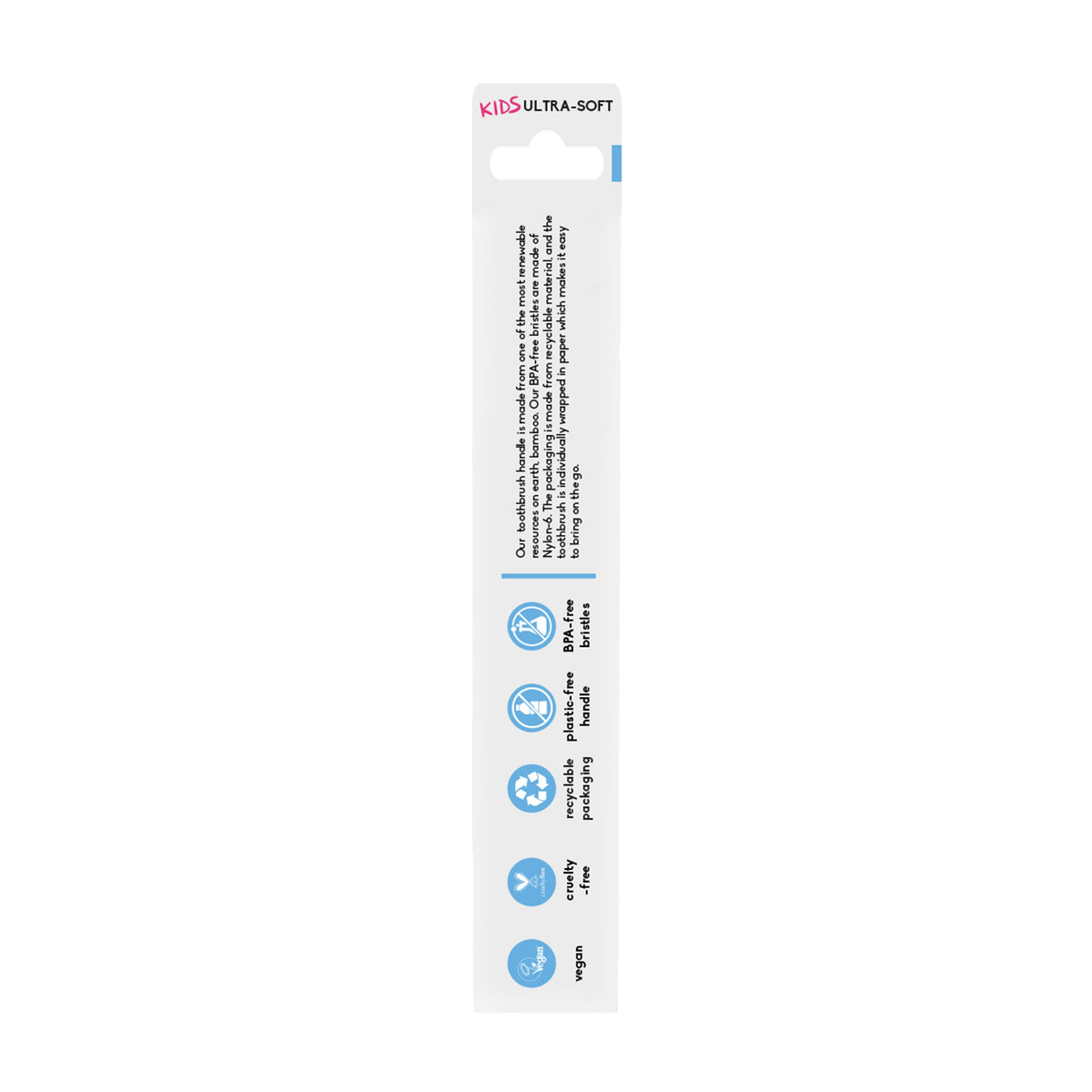 Home Essentials Kids Bamboo Toothbrush - Ultra Soft for daily home and personal routines with oral care
