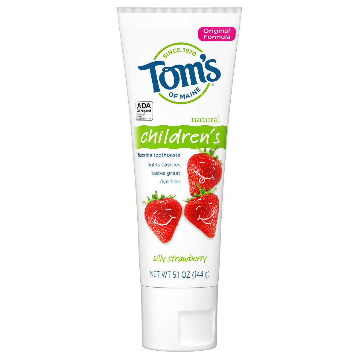 Home Essentials Children s Silly Strawberry Fluoride Toothpaste for daily home and personal routines with oral care