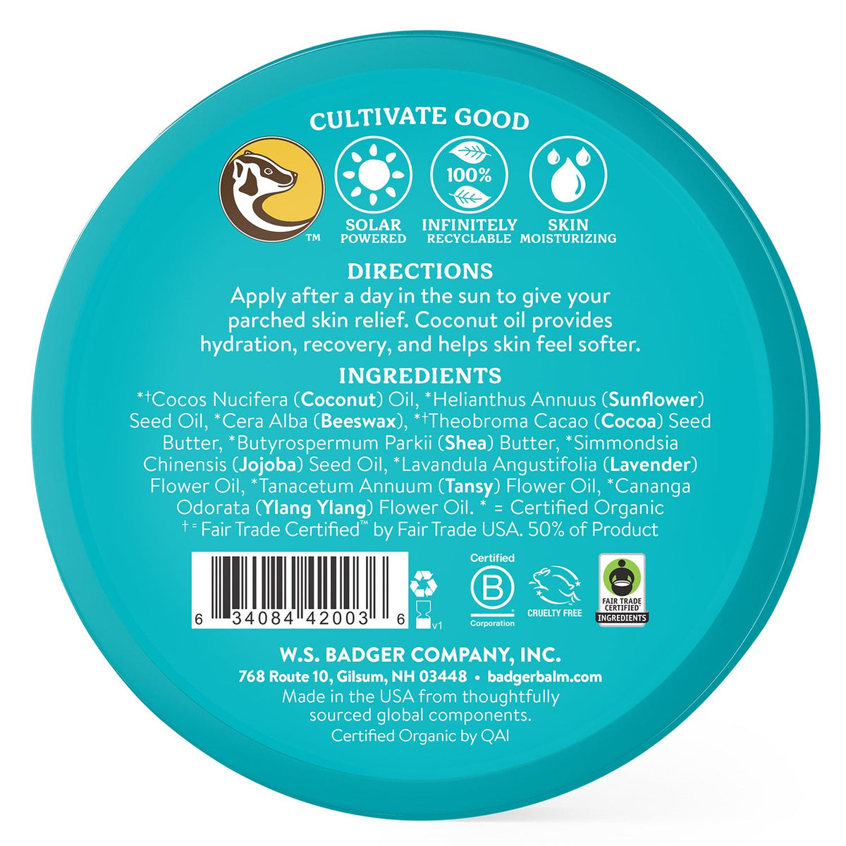Practical Living Coconut After Sun Balm Tin for daily home and personal routines with general everyday essentials