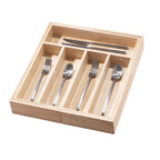 Home Essentials Expandable Wood Cutlery Tray for daily home and personal routines with cookware food storage and kitchen tools