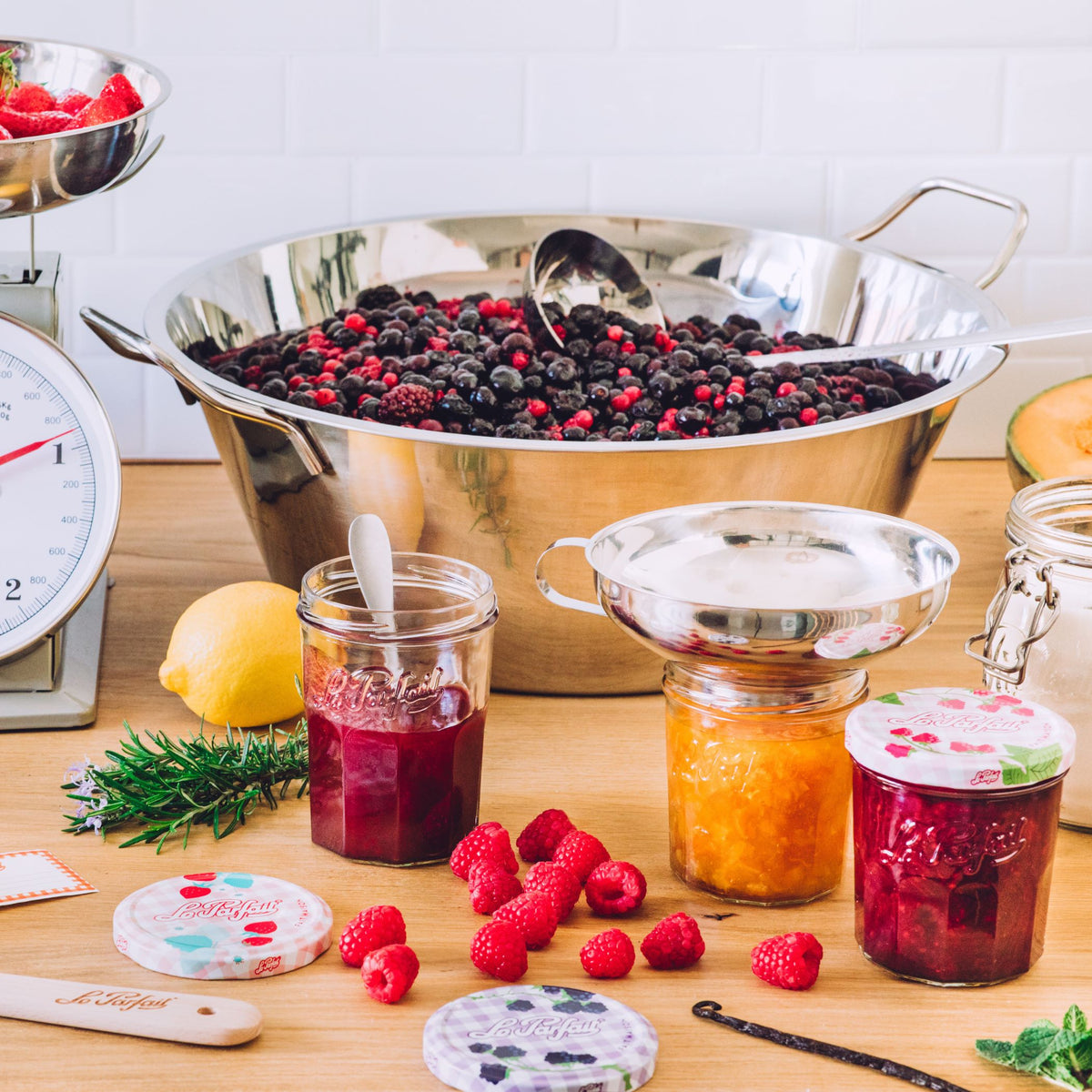 Practical Living French Jam Jar and Drinking Glass with Metal Lid for daily home and personal routines with cookware food storage and kitchen tools