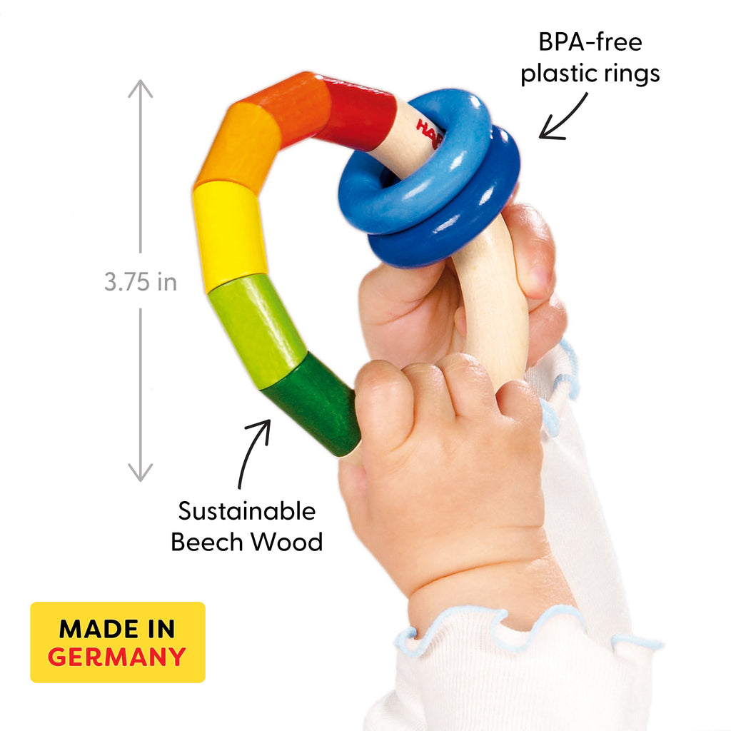 Daily Care Kringelring Wooden Baby Rattle for daily home and personal routines with baby care and kids products