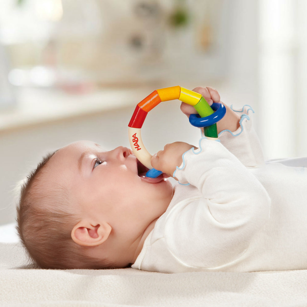Daily Care Kringelring Wooden Baby Rattle for daily home and personal routines with baby care and kids products