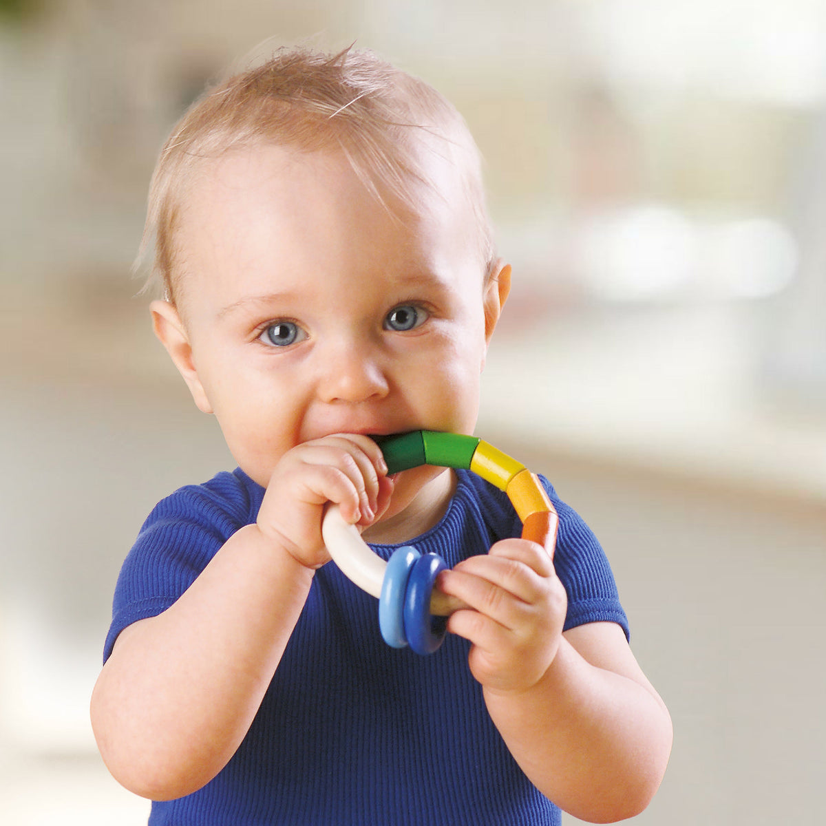 Daily Care Kringelring Wooden Baby Rattle for daily home and personal routines with baby care and kids products