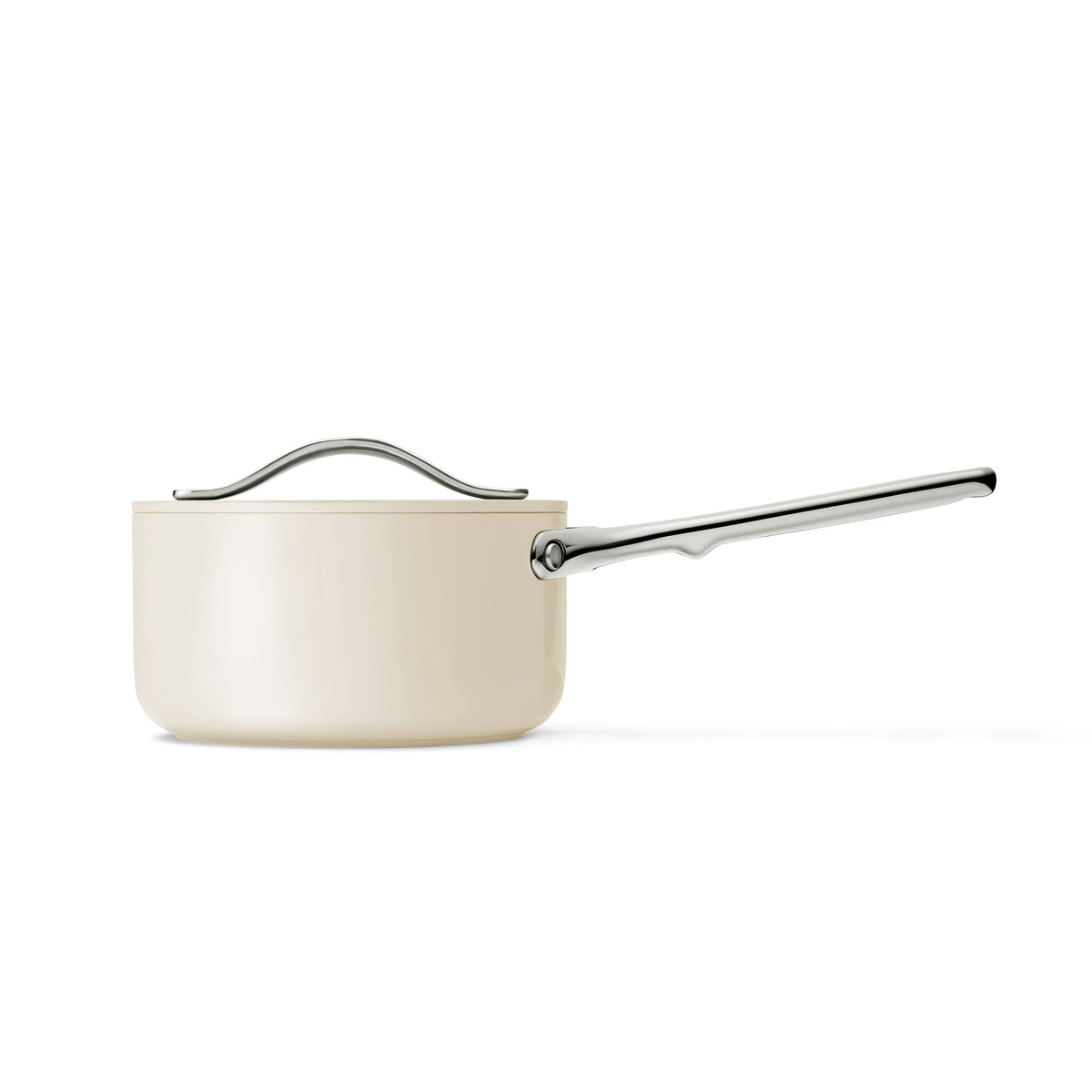 Home Essentials Ceramic Sauce Pan with Lid, 1.75 qt for daily home and personal routines with cookware food storage and kitchen tools