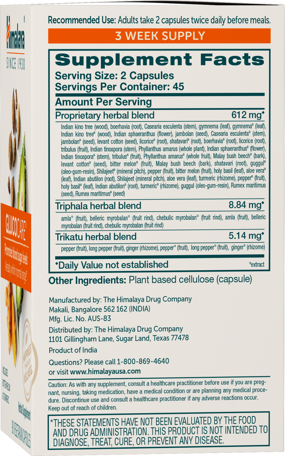 Daily Care Glucocare for daily home and personal routines with general everyday essentials