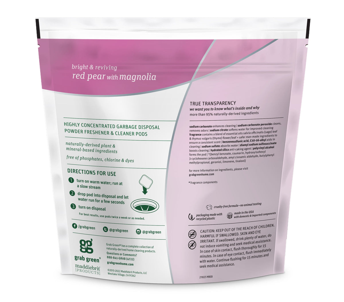 Home Essentials Garbage Disposal Freshener and Cleaner Pods - Thyme with Fig Leaf for daily home and personal routines with cleaning laundry and paper products