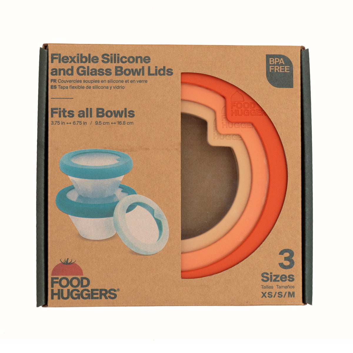 Flexible Silicone and Glass Bowl Lids