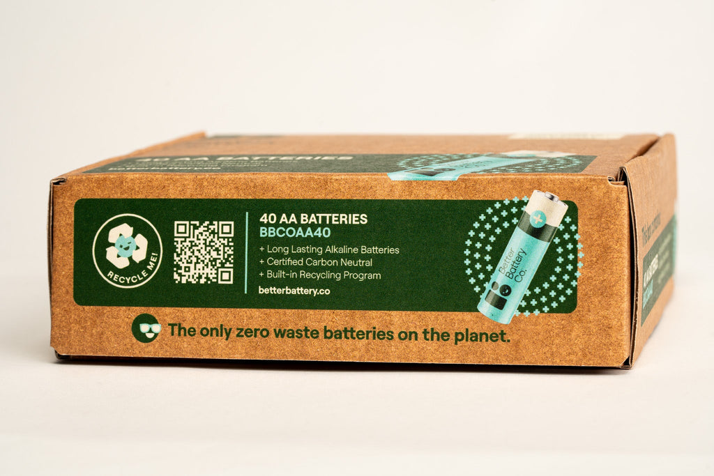 Everyday Home AA Alkaline Batteries Mega Kit - Zero-waste, Carbon-Neutral for daily home and personal routines with general everyday essentials