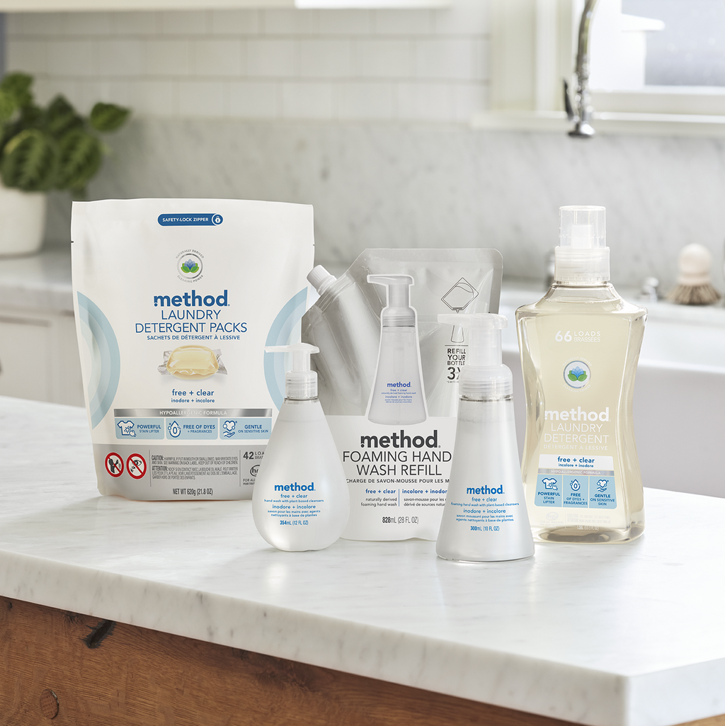 Routine Ready Laundry Detergent Pour for daily home and personal routines with cleaning laundry and paper products